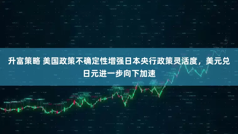 升富策略 美国政策不确定性增强日本央行政策灵活度，美元兑日元进一步向下加速