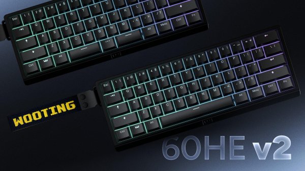 公富网配资 Wooting 60HE v2 键盘公布：真 8KHz 轮询率，全铝外壳